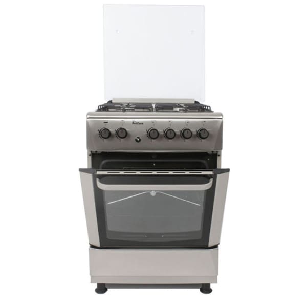 Cuisinière à gaz PROCOOK 4 feux 60CM inox (TG6640IX) Cuisinière à gaz PROCOOK 4 feux 60CM inox (TG6640IX)